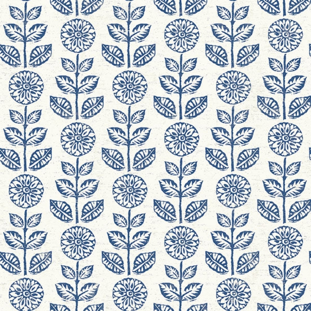 Wallpaper Dolly Navy Floral Farmhouse